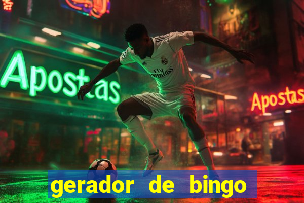 gerador de bingo cha de bebe